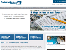 Tablet Screenshot of andrewslemek.com